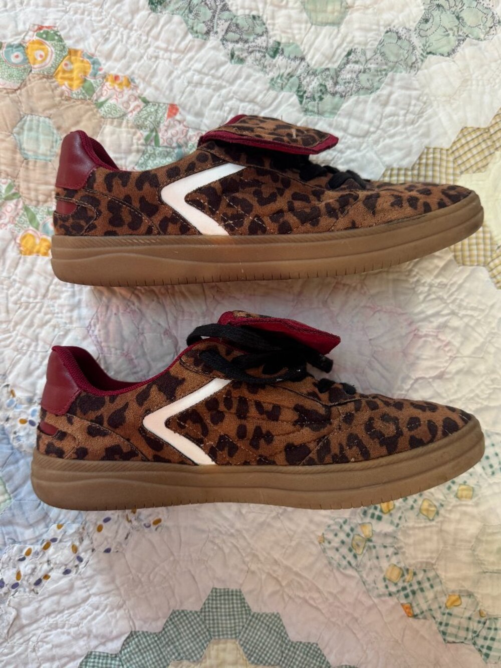 Steve Madden Leopard Print Sneakers Size 7.5